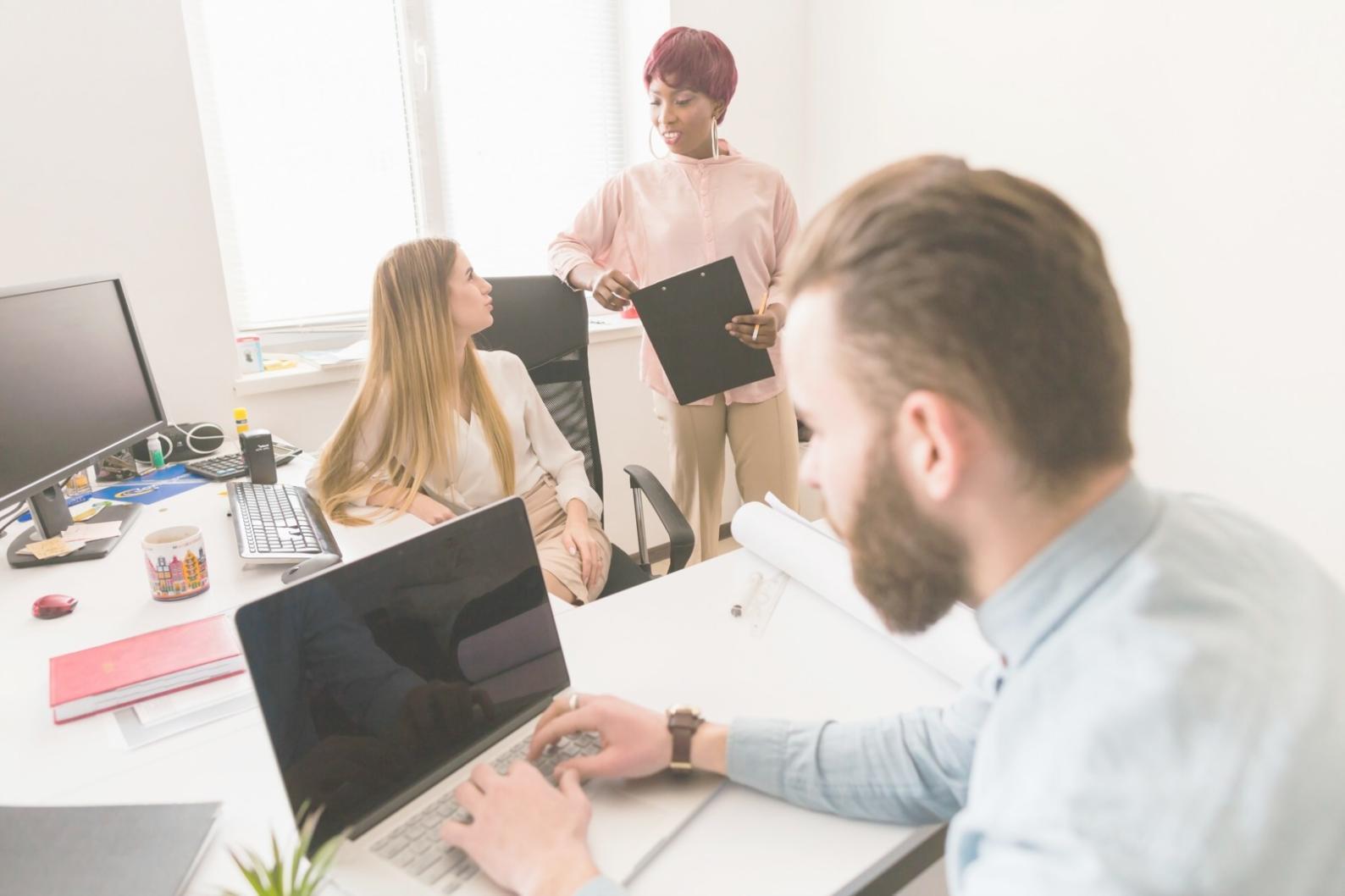 Person reviewing financial documents and planning